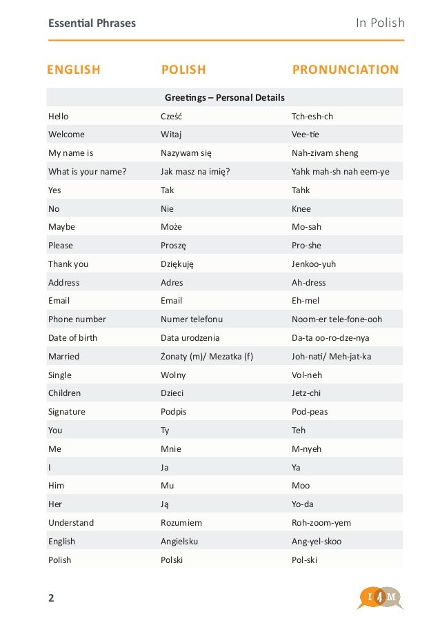 Essential phrases (englishpolish)
