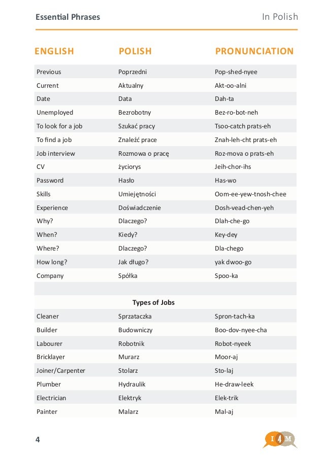 Essential phrases (englishpolish)