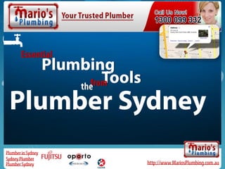 PIumber Sydney - Essential Plumbing Tools from the Plumber Sydney