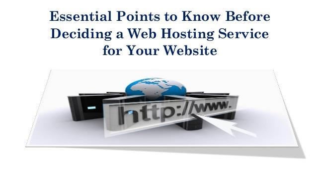 Essential Points To Know Before Deciding A Web Hosting Service For Yo Images, Photos, Reviews