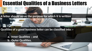 Essential Qualities of Business Letter.p | PPTX