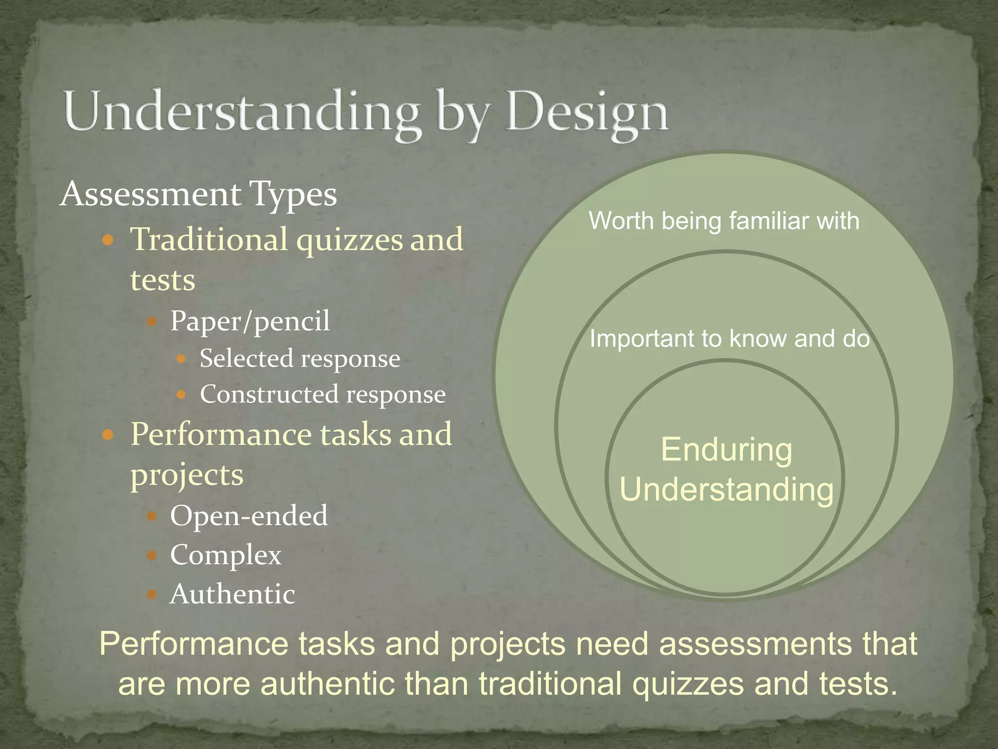 Answering such questions may take a lifetime!Answers may only be tentativeInformation gathering may take place outside of formal learning environmentsEngage students in real life applied problem solvingEQ lend themselves to multidisciplinary investigations.Essential Questions