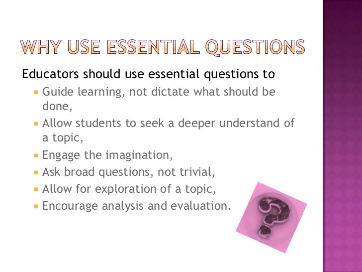 Essential Questions