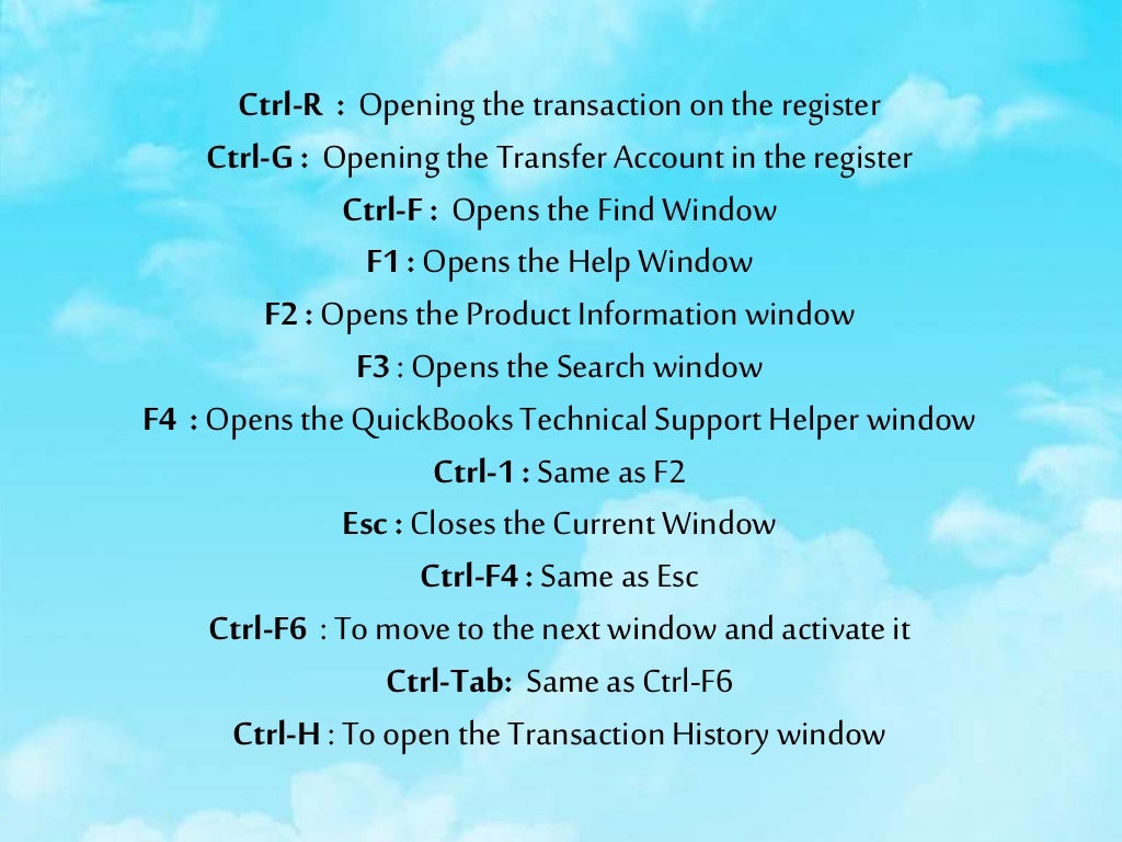 Essential QuickBooks Keyboard Shortcuts You Should Know