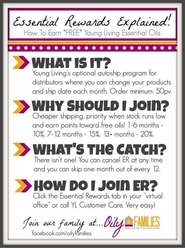 essential rewards flyer flyers for young living
