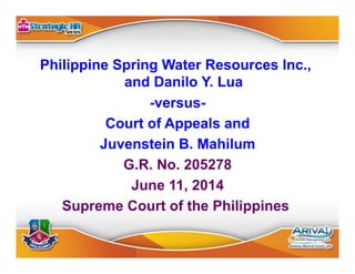 The Essentials of HR and Labor Law. July 24, 2014. Philippines. | PDF