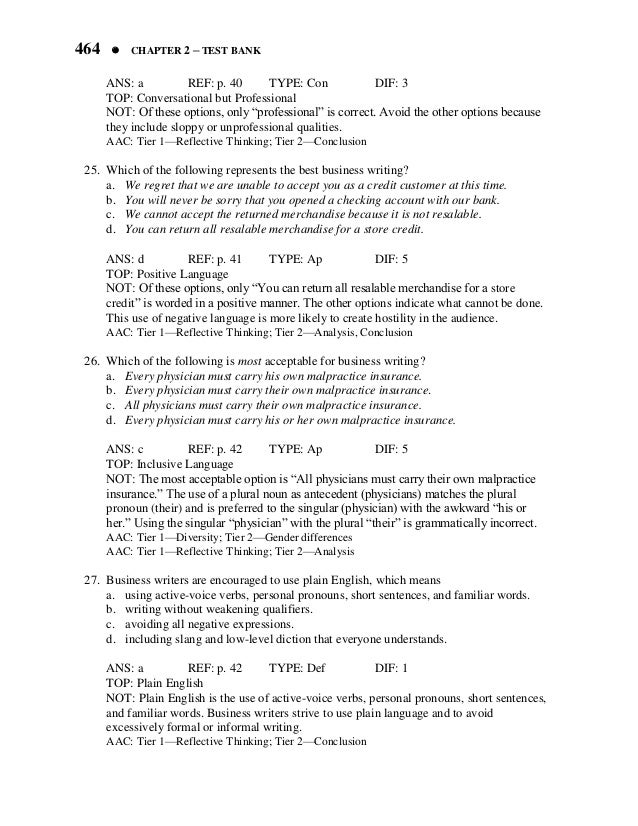 Essentials Of Business Communication 8th Edition Guffey Test Bank