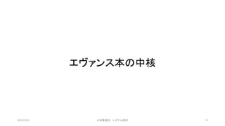 エヴァンス本の中核
©有限会社 システム設計 732019/3/22
 