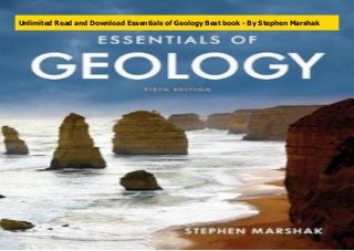 Unlimited Read and Download Essentials of Geology Best book - By Stephen Marshak
 