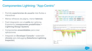 Modern UI development with Lightning Components - Spanish!
