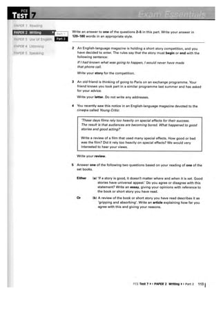 Essentials book exam essentials-fce