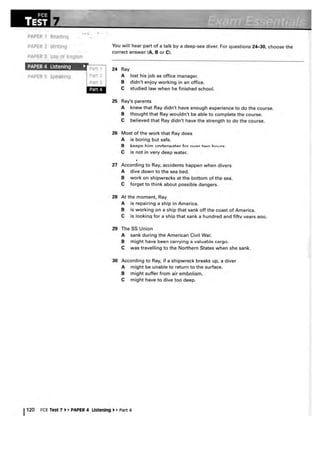 Essentials book exam essentials-fce