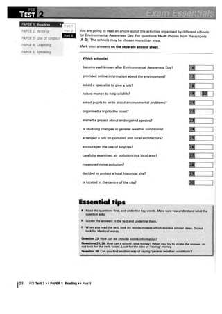 Essentials book exam essentials-fce