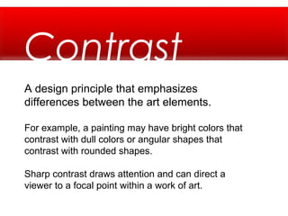 Contrast Principles Real Examples Essentials of Design | PPT