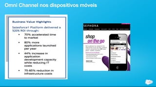 Omni Channel nos dispositivos móveis 
 