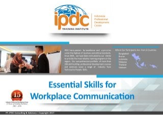 Essential Skills for Workplace Communication