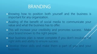 Essential Skills Required To Succeed As An Entrepreneur | PPT