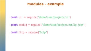 modules - example
 