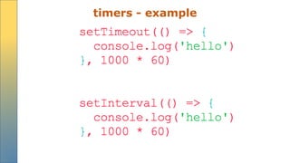 timers - example
 