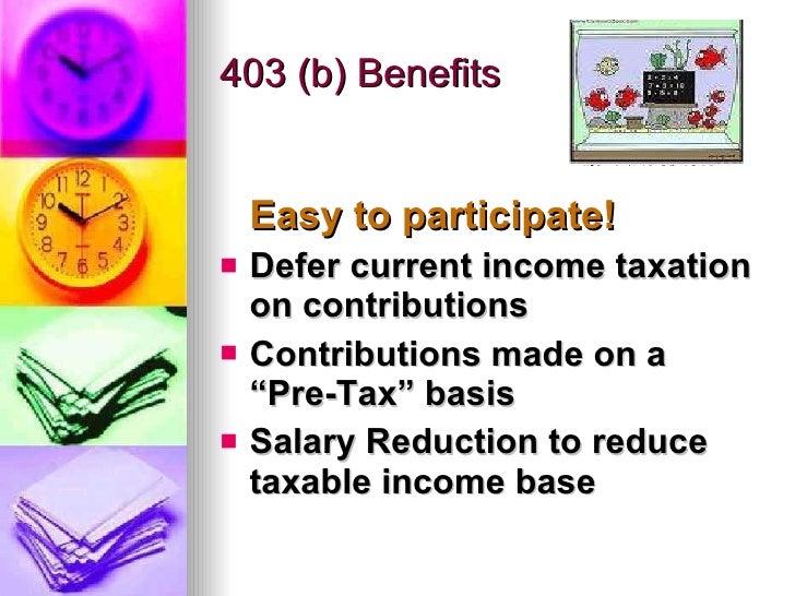 Essentials Of 403 B Plans Foreducators