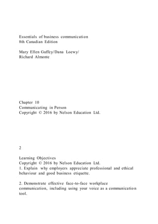 Essentials of business communication8th Canadian EditionMa | DOCX