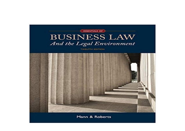 E-BOOK_PAPERBACK Essentials of Business Law and the Legal Environment…