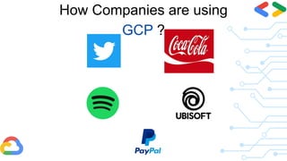 How Companies are using
GCP ?
 