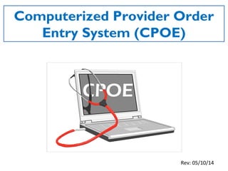 CPOE | PPT