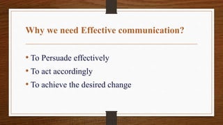 Essentials of effective communication | PPTX | Email | Internet
