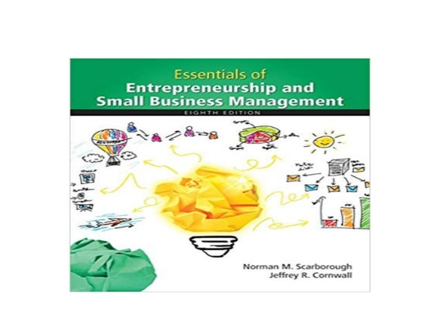 entrepreneurship and small business management pdf