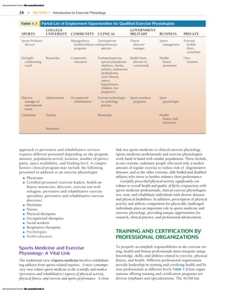 Exercise Physiology | PDF