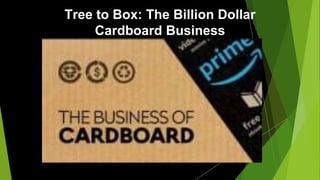 Tree to Box: The Billion Dollar
Cardboard Business
 