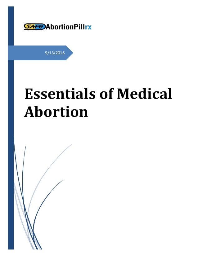 Necessities of abortion