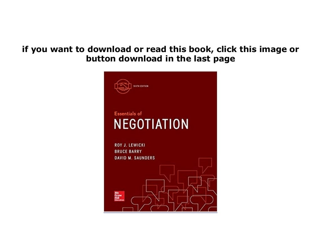 hardcover library Essentials of Negotiation 6th Edition *full_page…