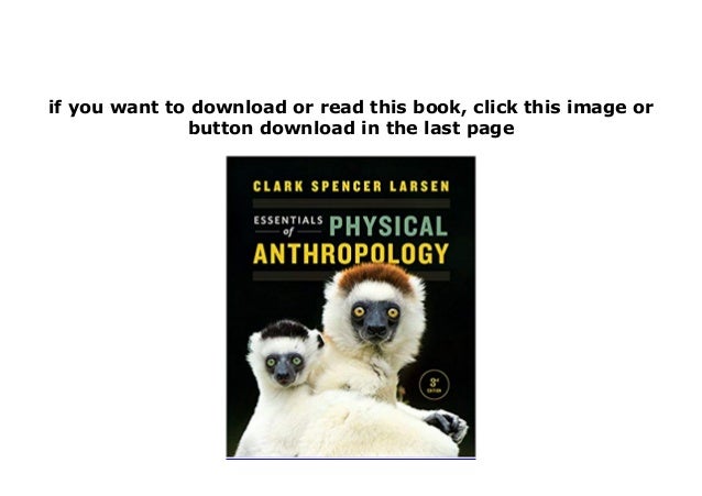 download essentials of physical anthropology pdf