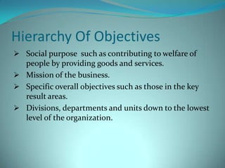 Planning provides certainty in the activities