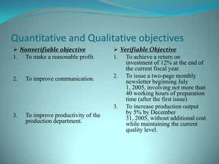 It establishes co-ordination in the enterprise