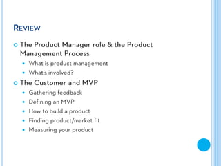 Essentials of Product Management