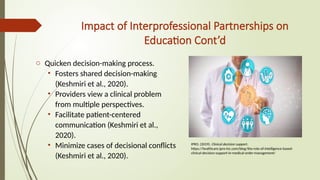Interprofessional Problem Meaning Enhancing Nursing Education and Practice through Interprofessional ...