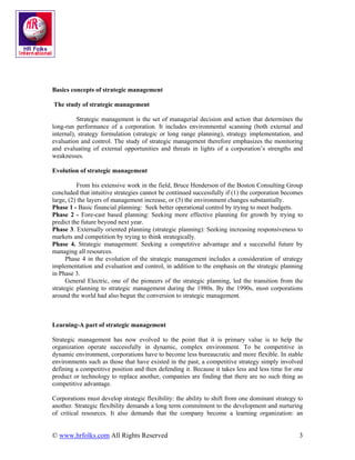 Essentials of strategic management | PDF