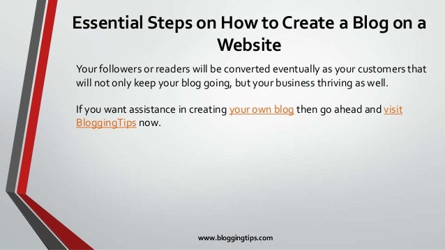 Essential steps on how to create a blog on a website