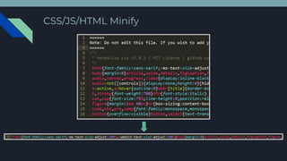 CSS/JS/HTML Minify
 