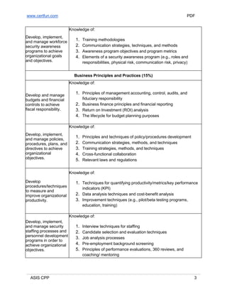 Essential Study Guide and Exam Prep Questions for CPP Certification ...