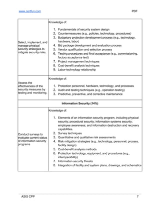 Essential Study Guide and Exam Prep Questions for CPP Certification ...