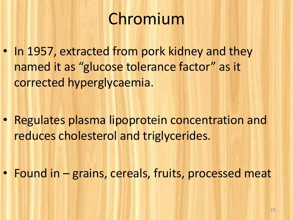 Essential trace elements