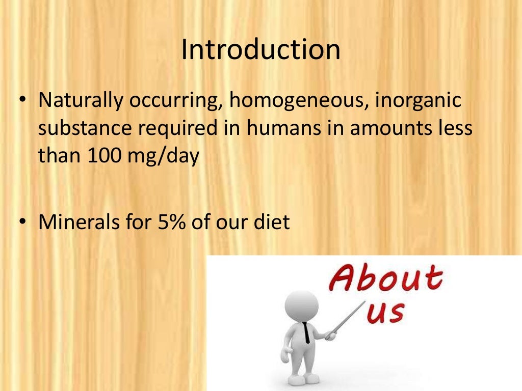 Essential trace elements