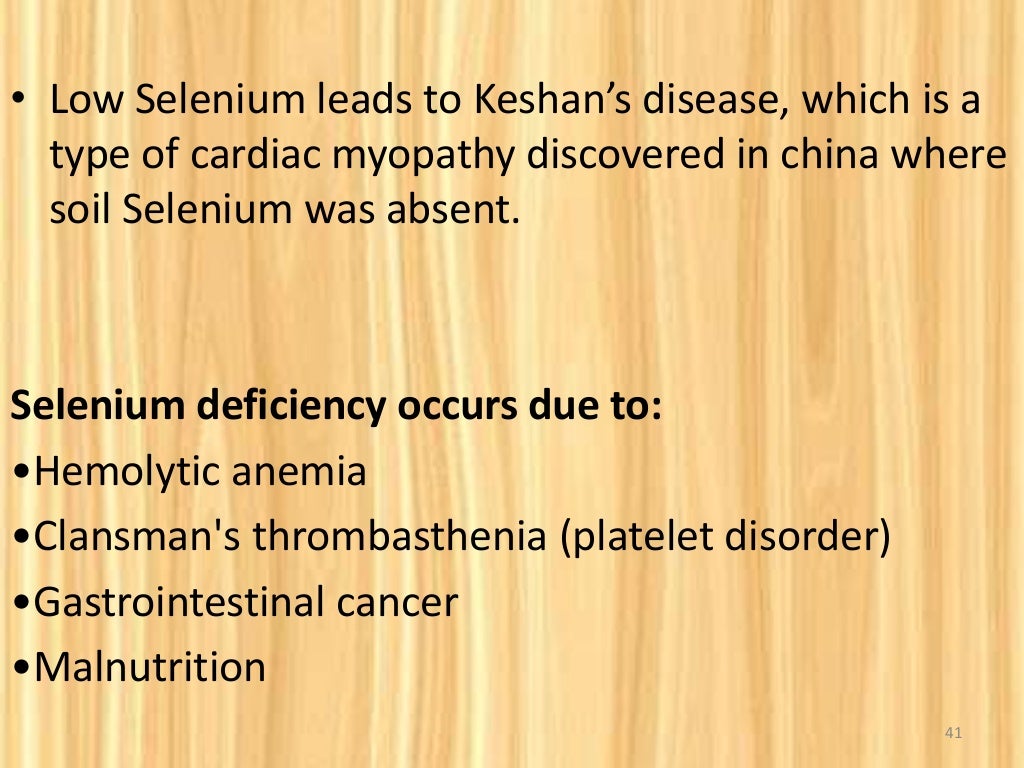 Essential trace elements