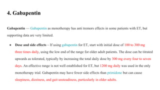 gabapentin dose range