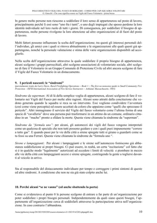 Essere volontariovvf