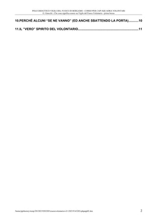 Essere volontariovvf